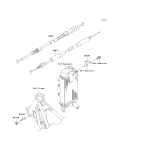 KAWASAKI, KX85-A1 2001,KX85-A2 2002,KX85-B1 2001,KX85-B2 2002, CABLES